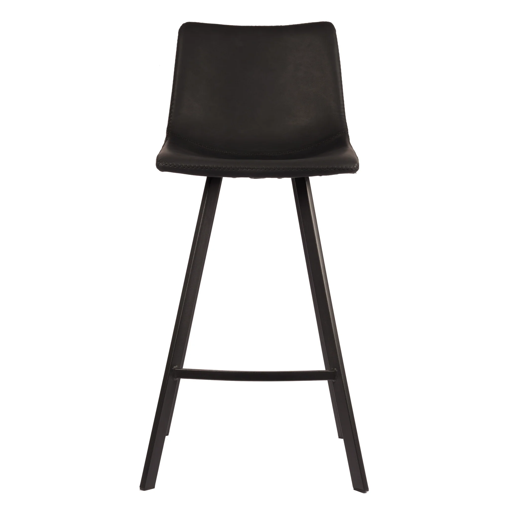 Amsterdam Barkruk - Zwart - PU Leer - Image 3