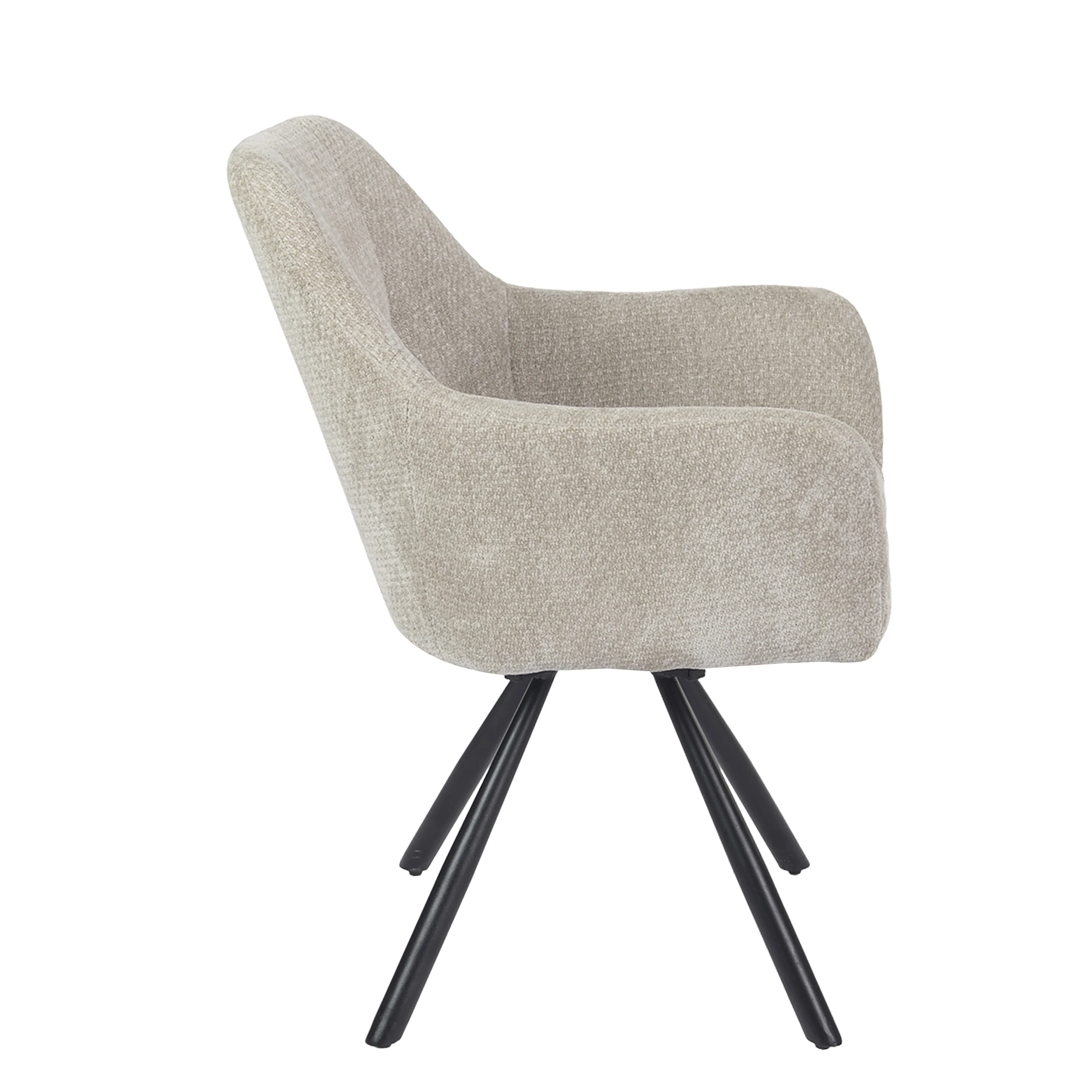 Breeze Draaistoel - Beige - Chenille - Image 4