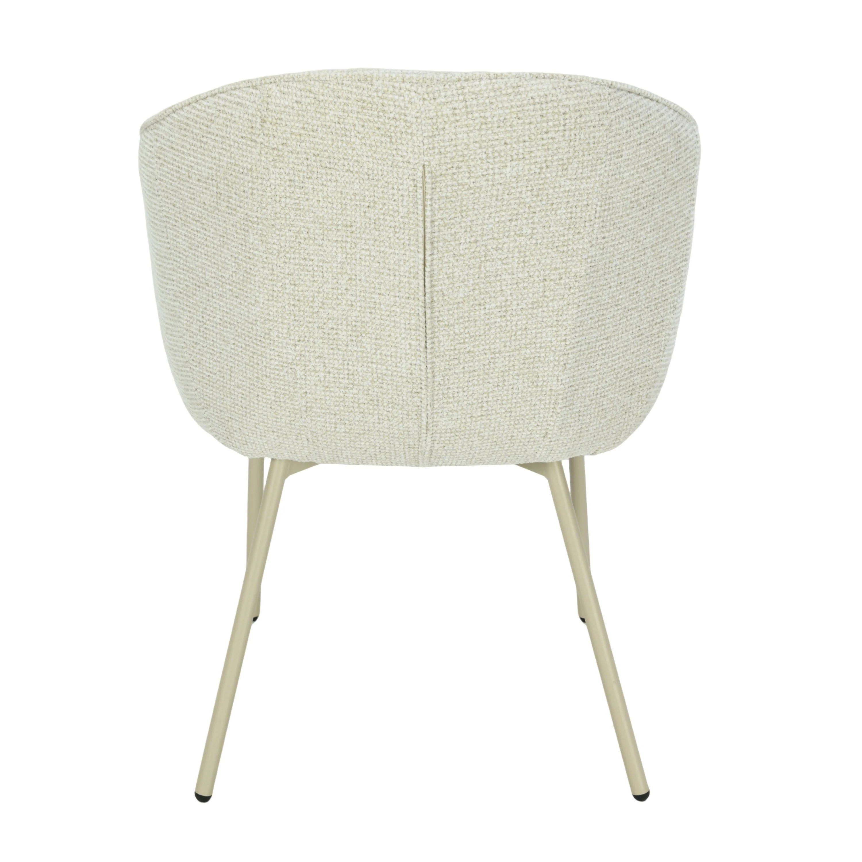 Cleo Eetkamerstoel - Beige - Beige Poten - Image 5