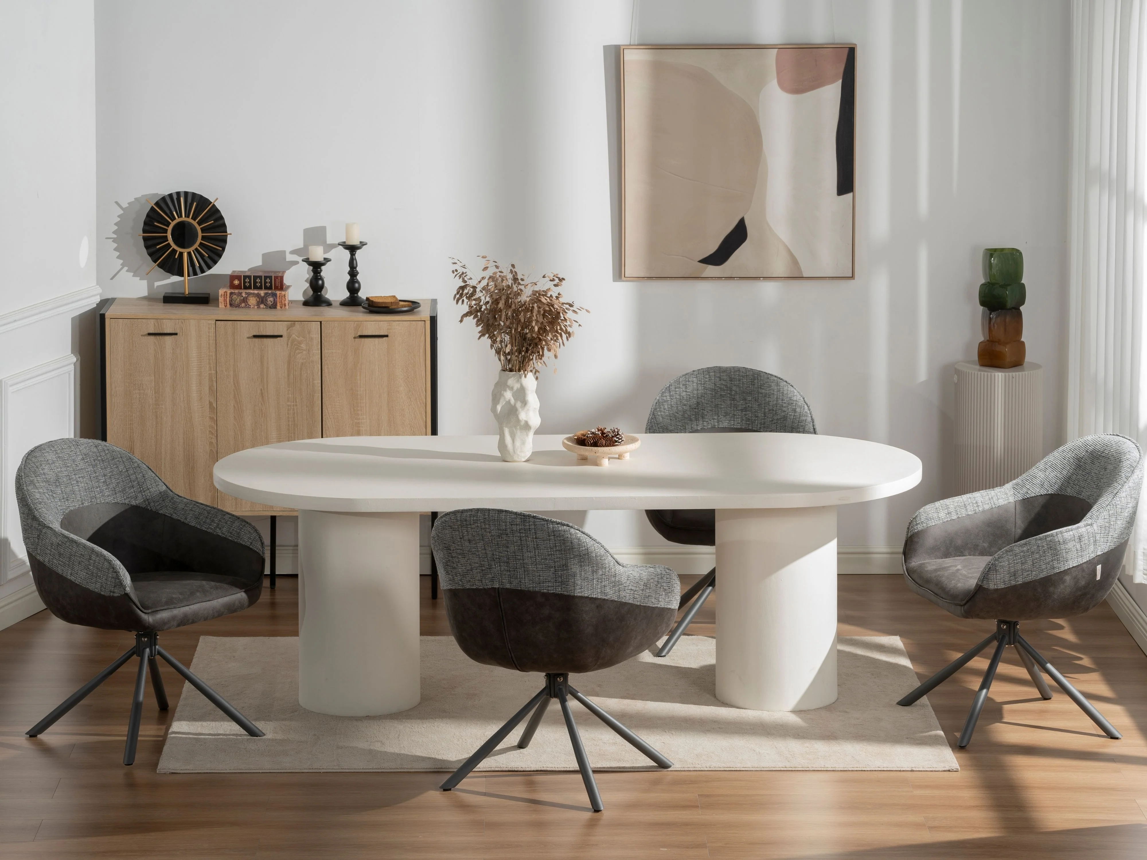 Eettafel Lima - Beige Microcement - 200cm - Image 7