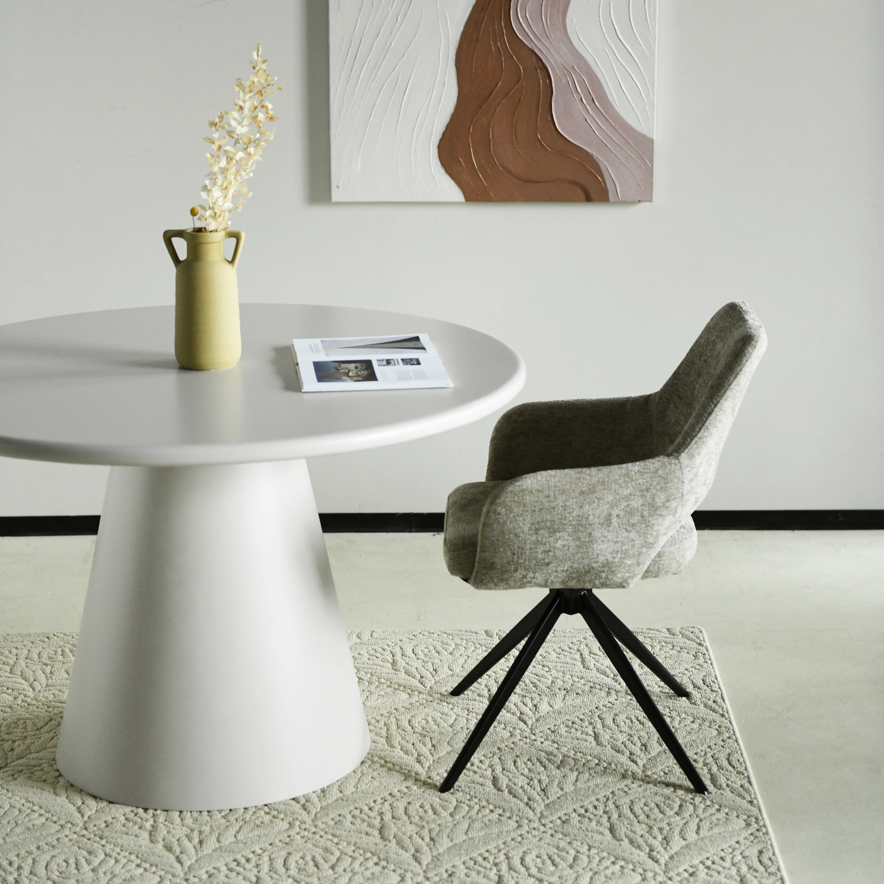 Eettafel Lima - Microcement - Rond 120cm - Image 8