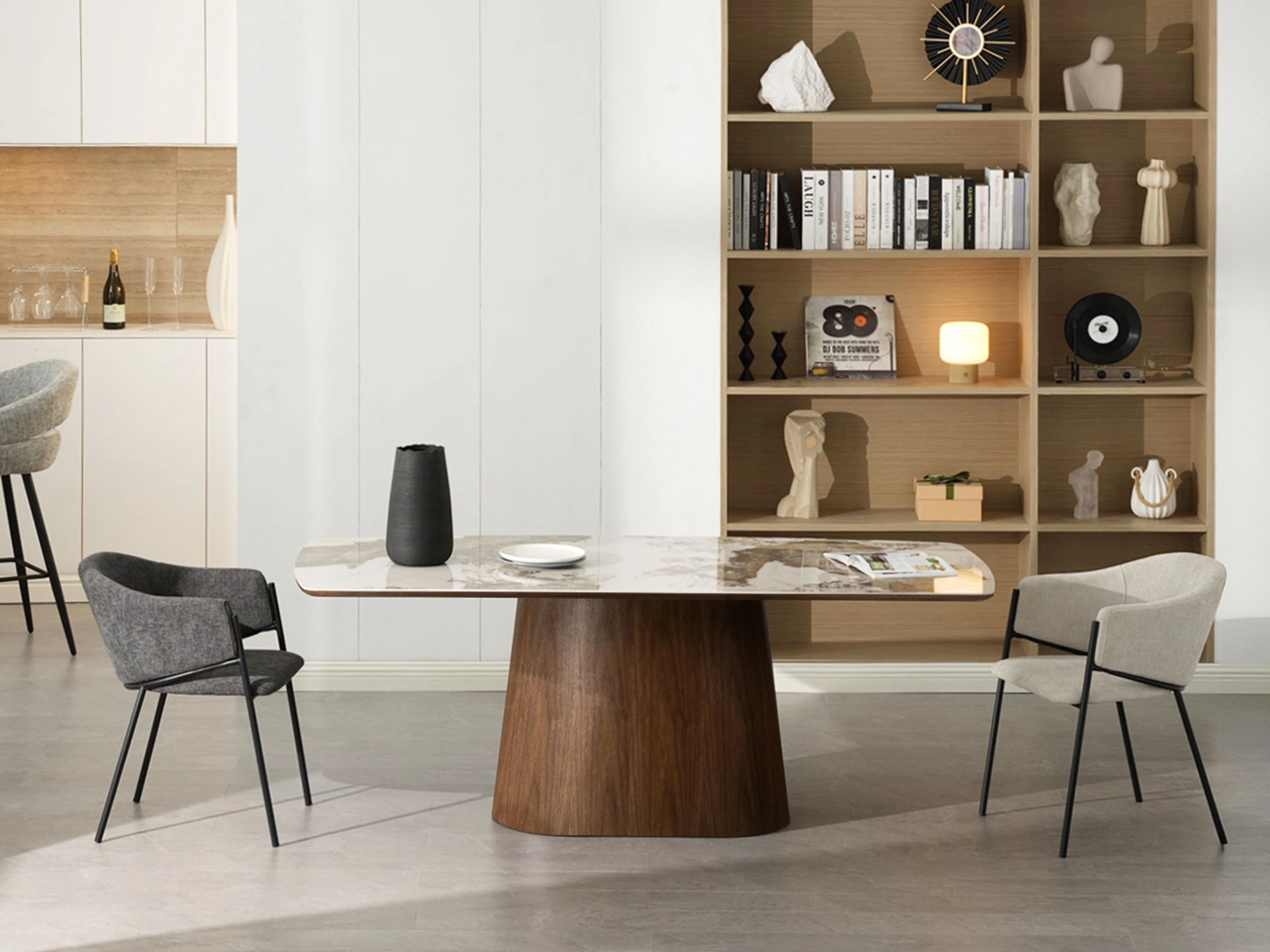 Eettafel Lou - Walnoot Fineer - Keramisch 200cm - Image 5