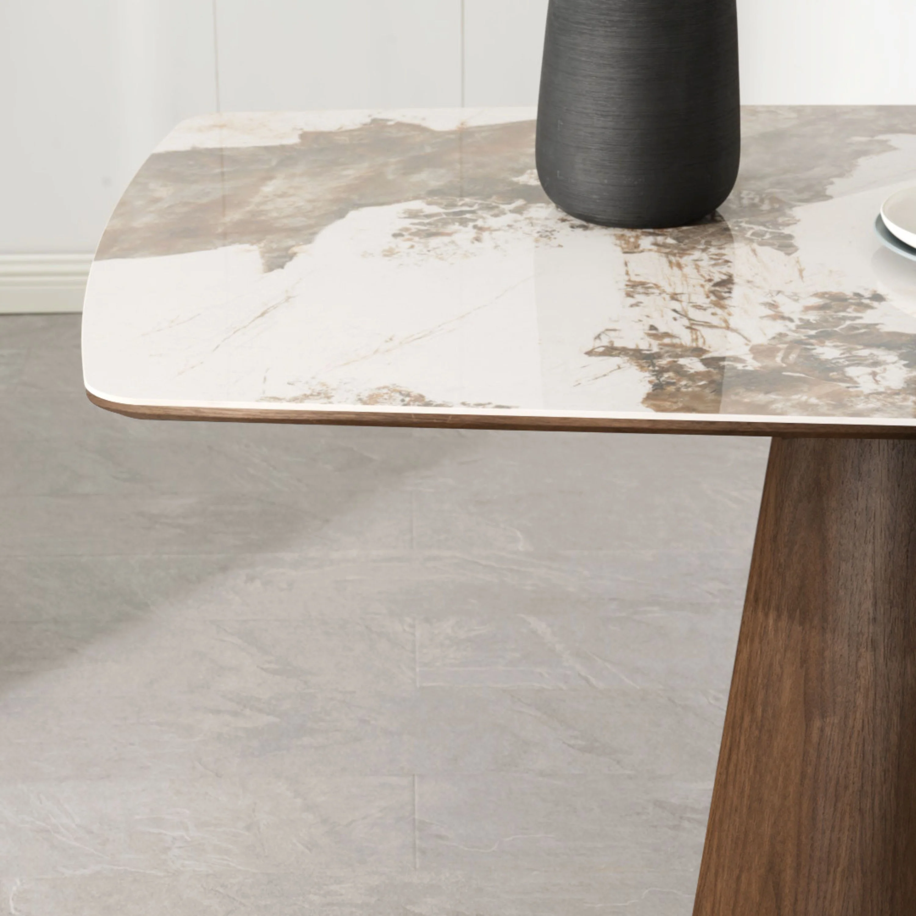 Eettafel Lou - Walnoot Fineer - Keramisch 200cm - Image 6