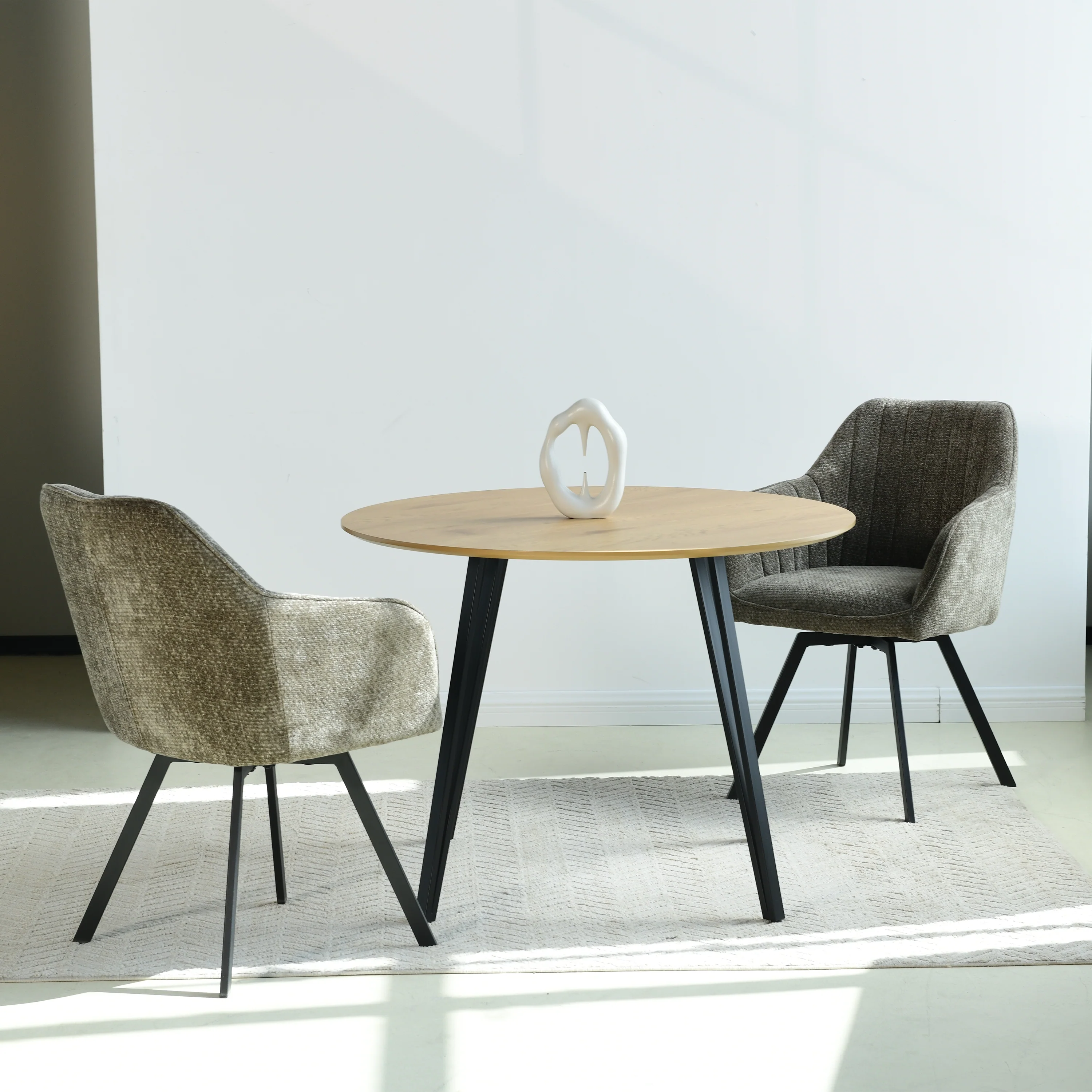 Ember Draaistoel - Khaki - Chenille - Image 10