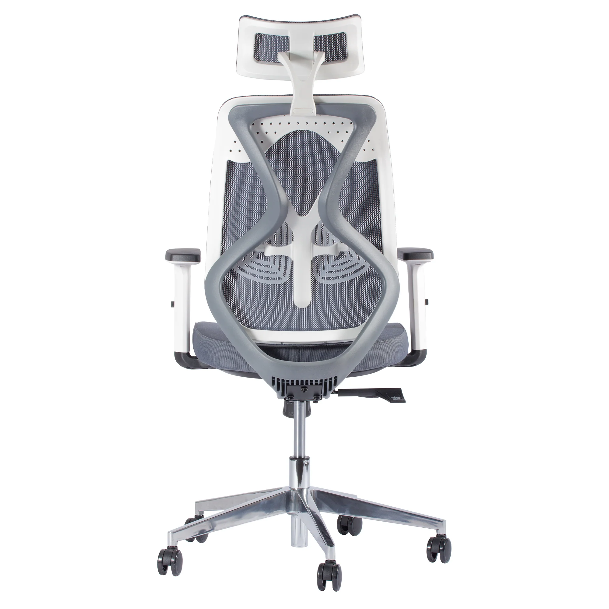 Ergonomische Bureaustoel ERGO-1 - Grijs/Wit - Image 3