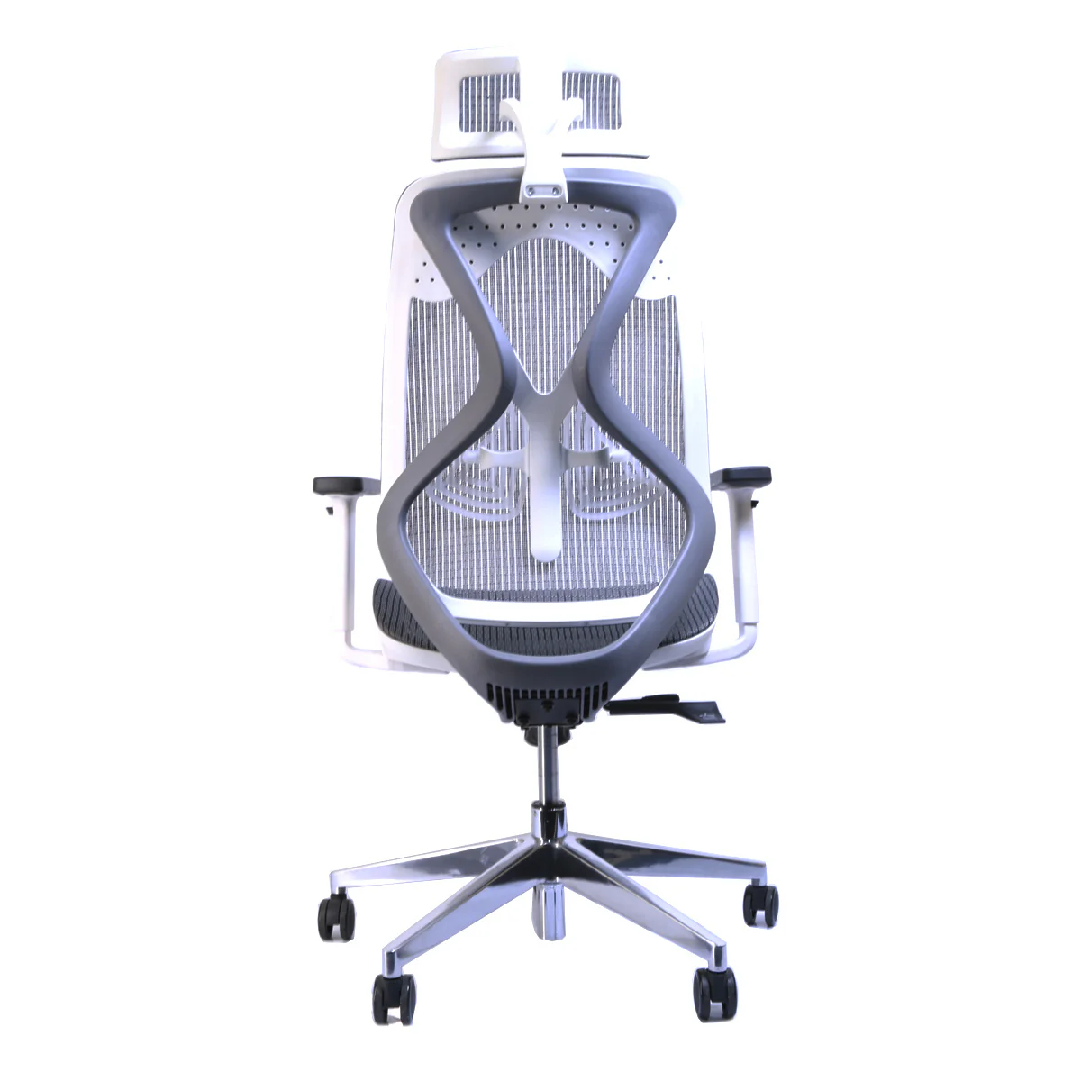 Ergonomische Bureaustoel ERGO-2 - Grijs/Wit - Image 4