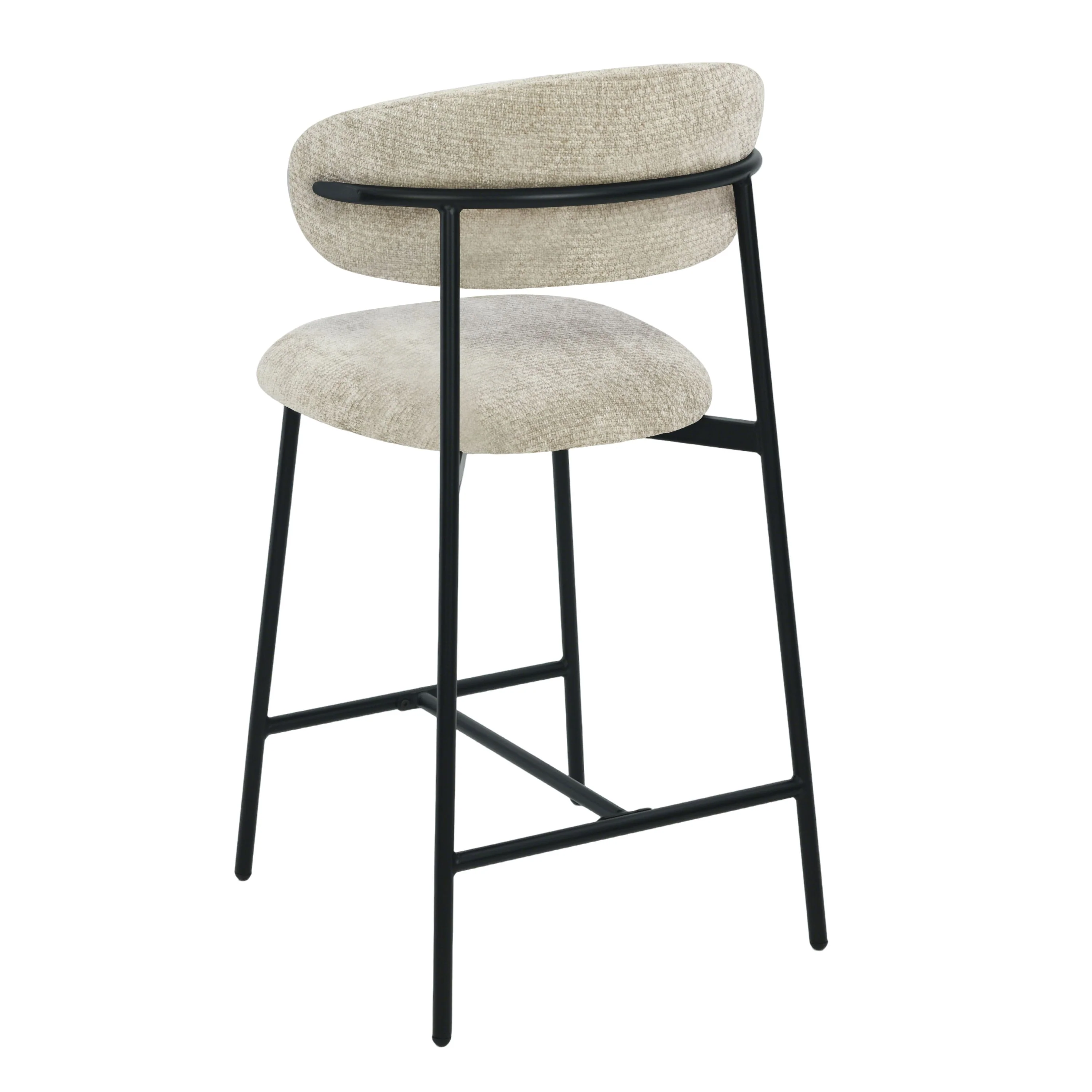 Kiara Barstoel - Beige Chenille - Image 4