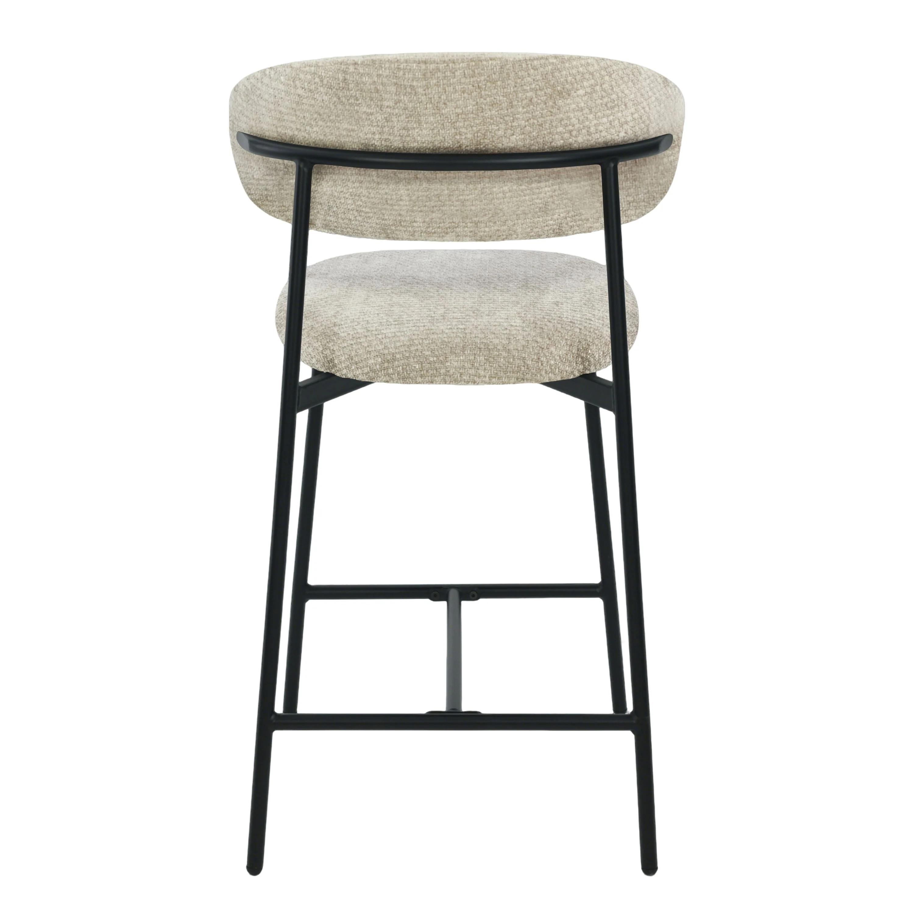 Kiara Barstoel - Beige Chenille - Image 5