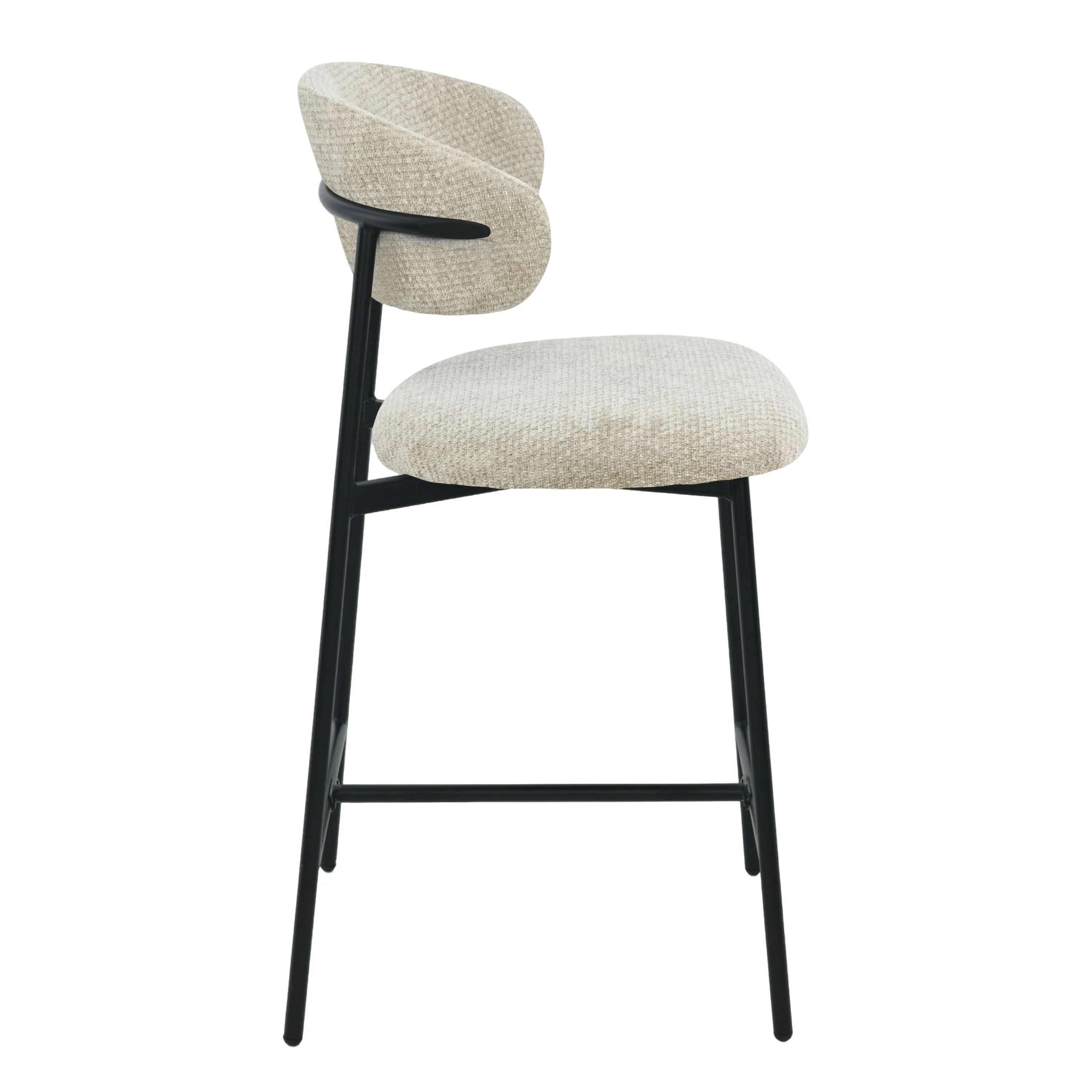 Kiara Barstoel - Beige Chenille - Image 6