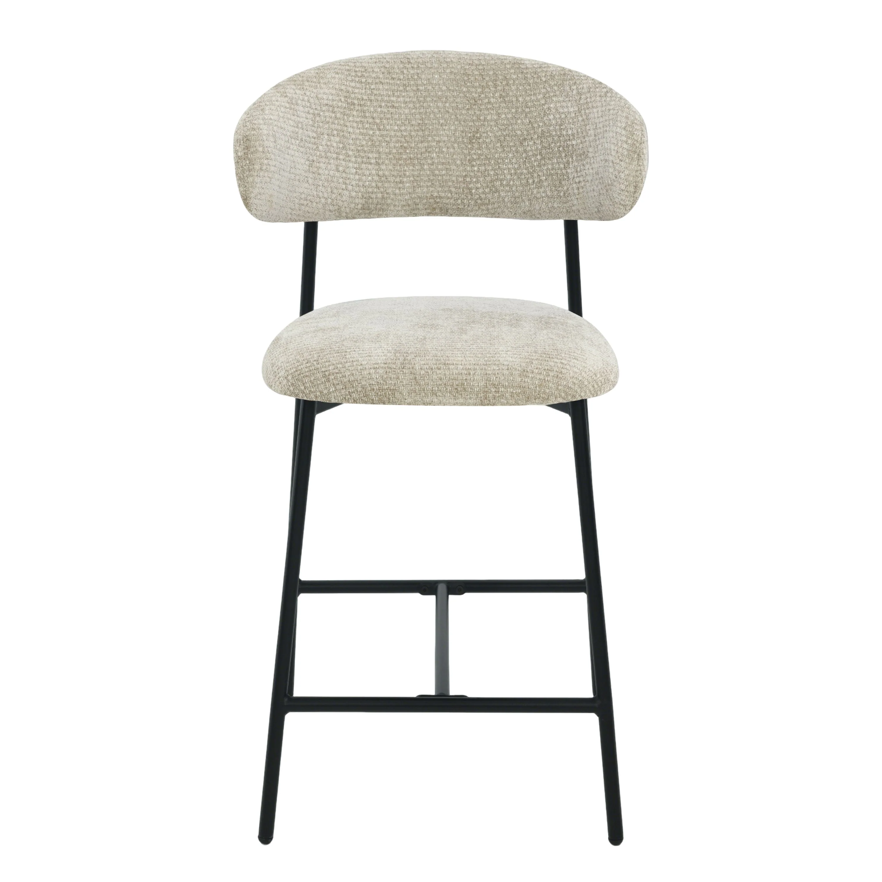 Kiara Barstoel - Beige Chenille - Image 7