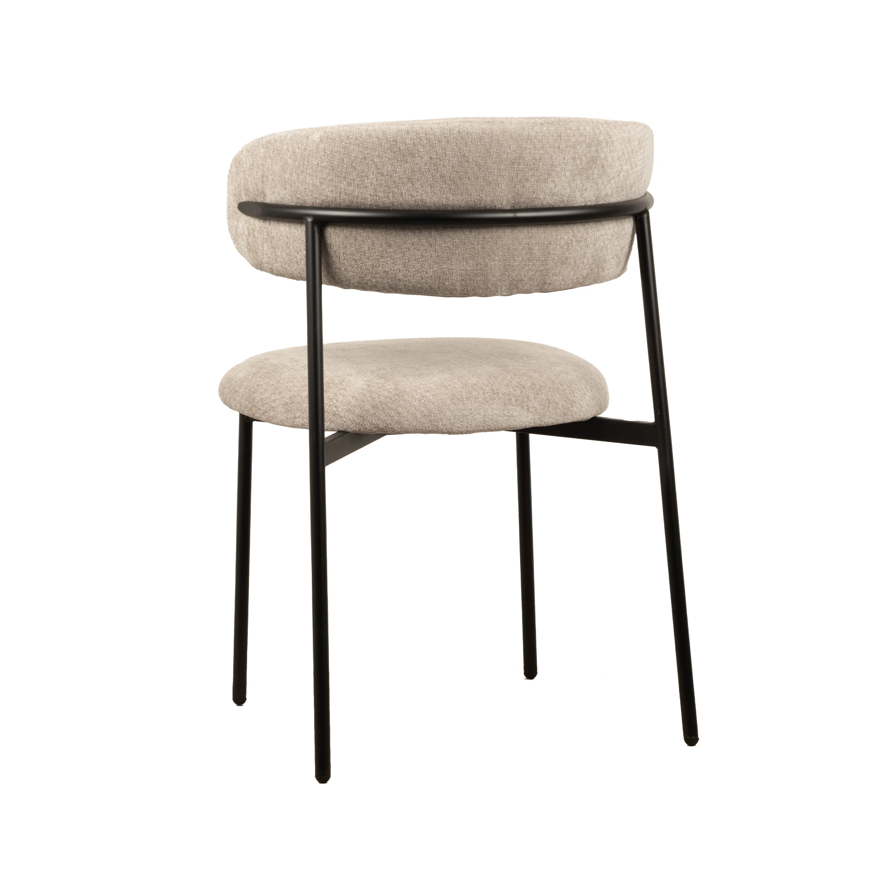 Kiara Eetkamerstoel - Beige Chenille - Image 5