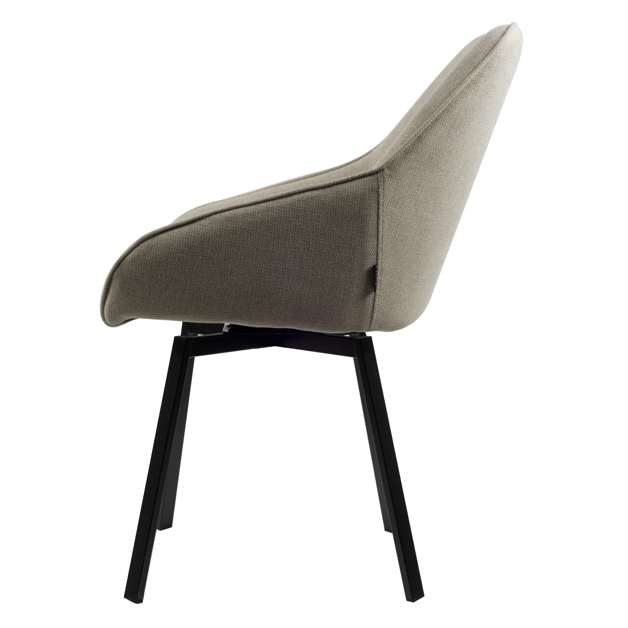 Lotus Eetkamerstoel - Beige Stof - Image 4