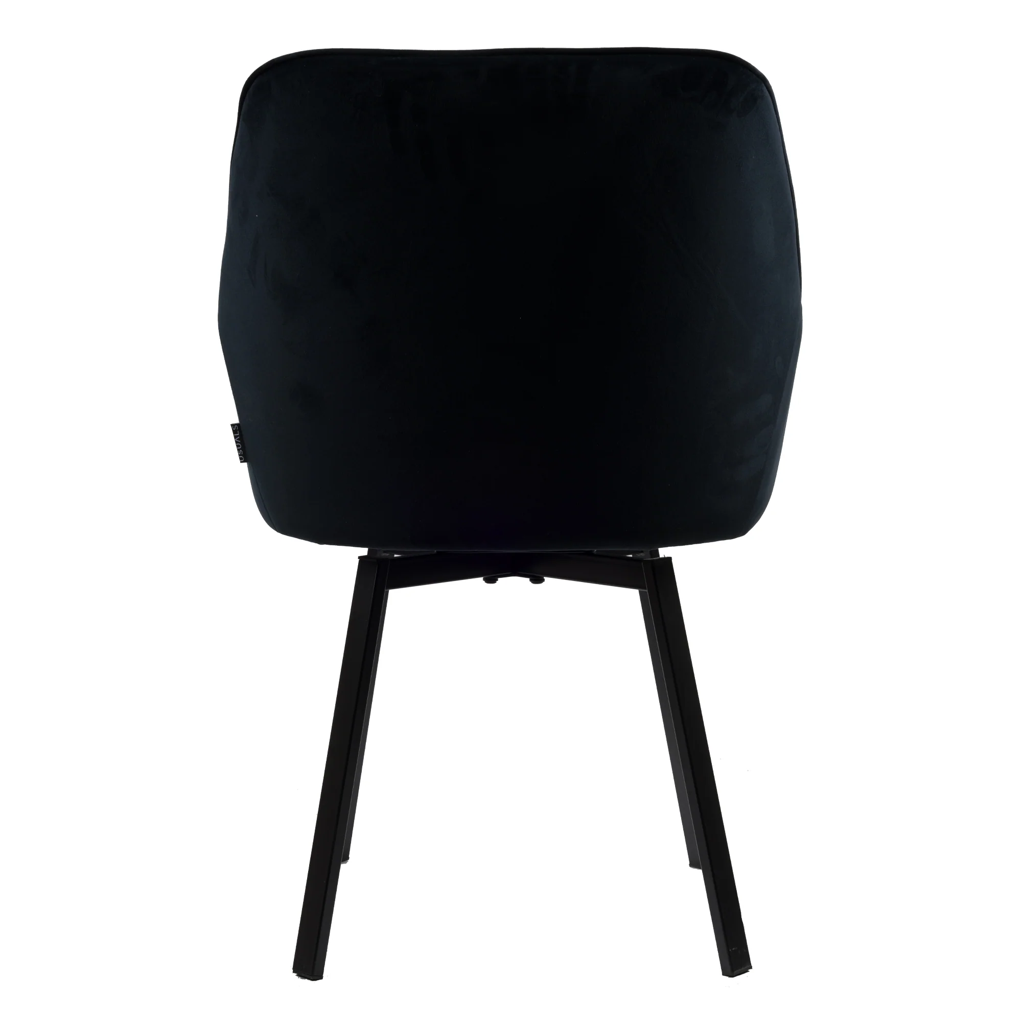 Lotus Eetkamerstoel - Zwart Velvet - Image 5