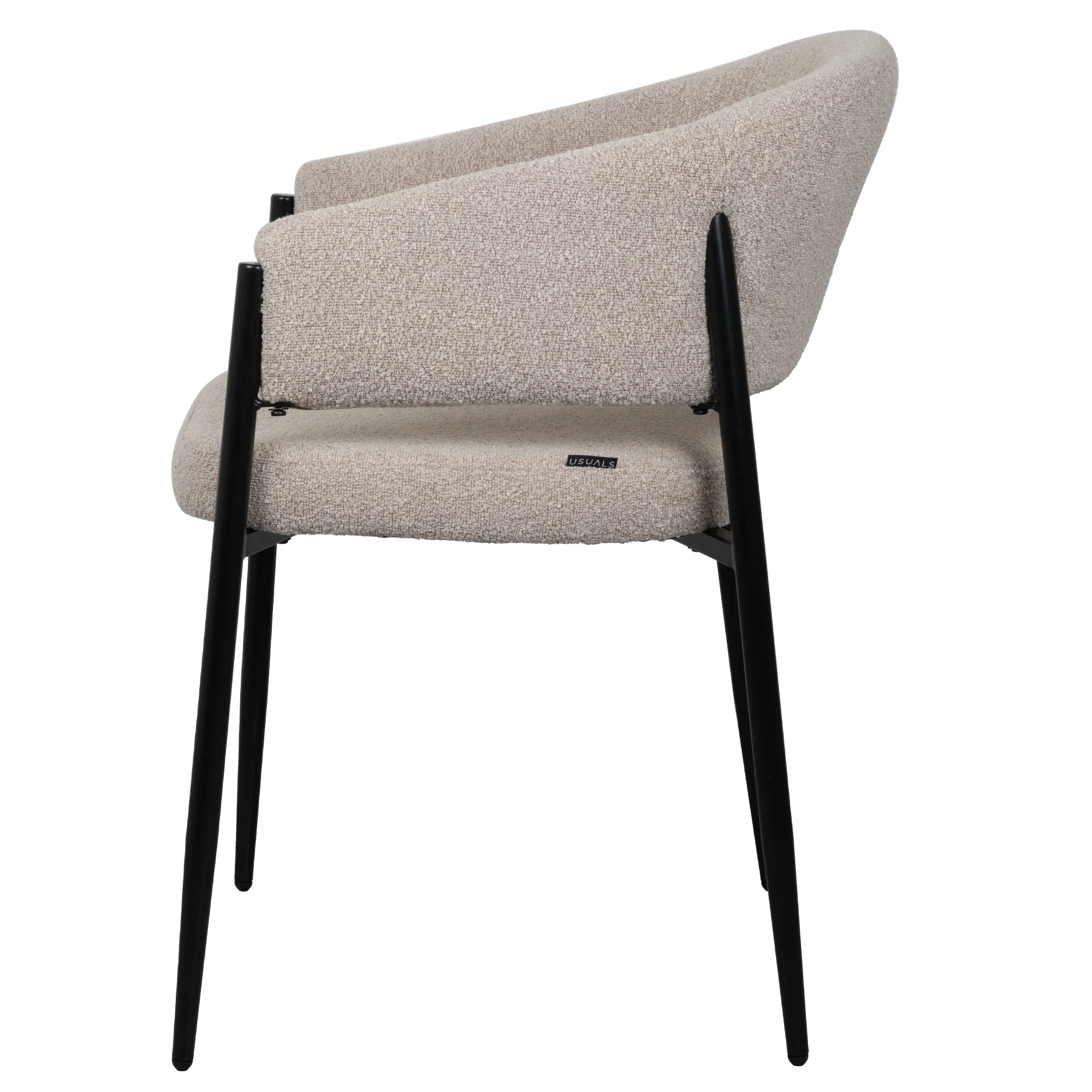 Luna Eetkamerstoel - Beige Boucle - Image 3