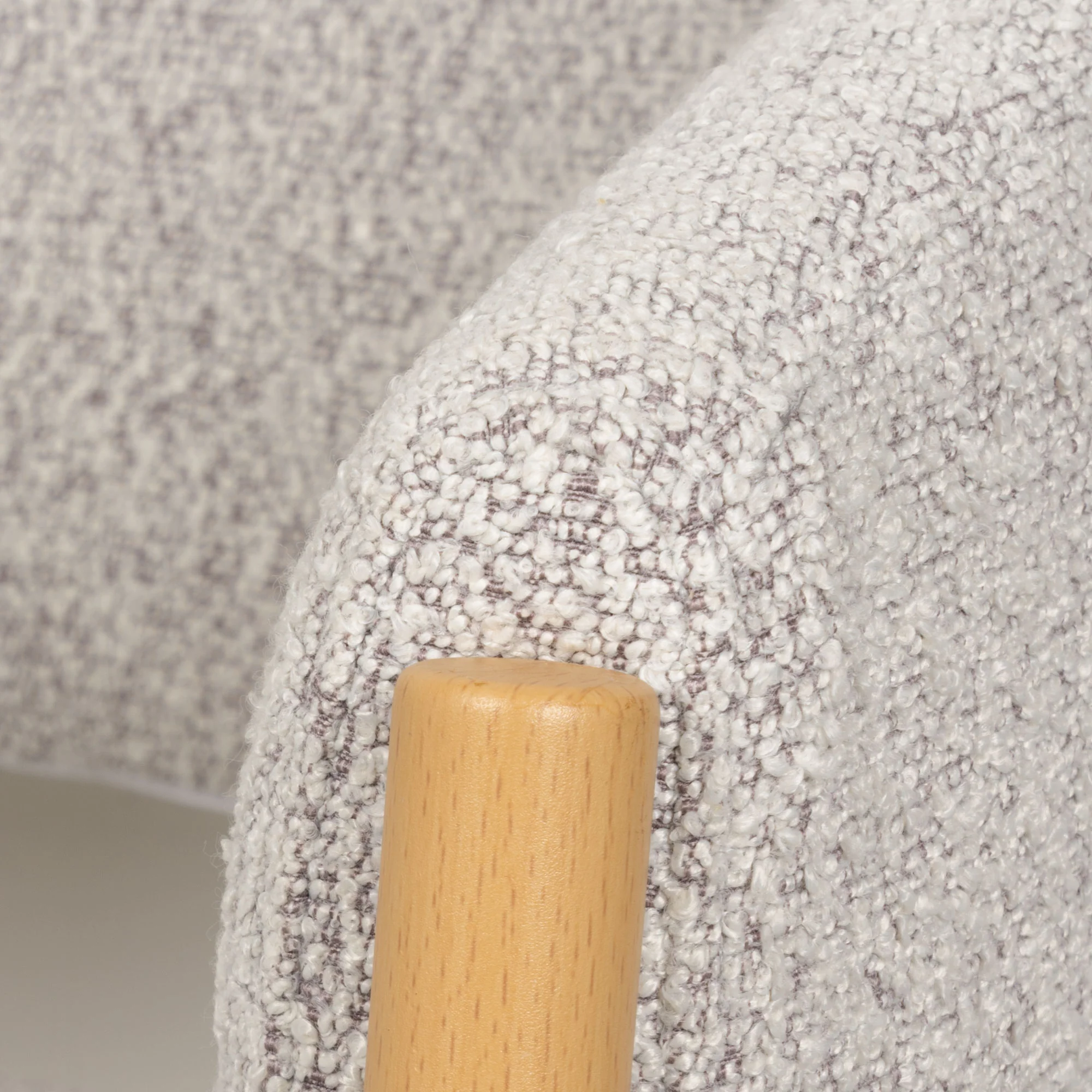 Luna Eetkamerstoel - Ecru Natural - Boucle - Image 6