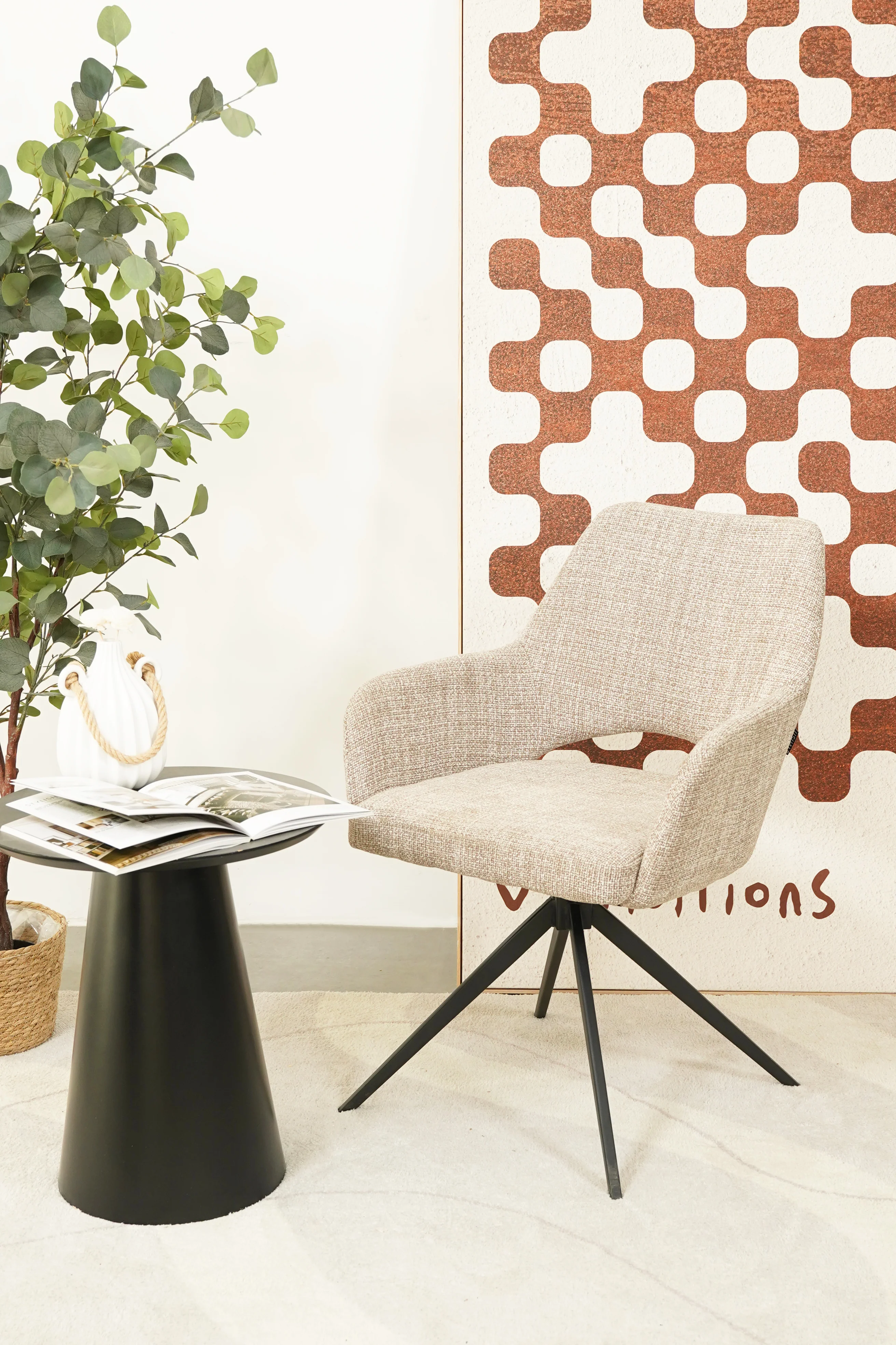 Nova Eetkamerstoel - Beige Weave - Image 3