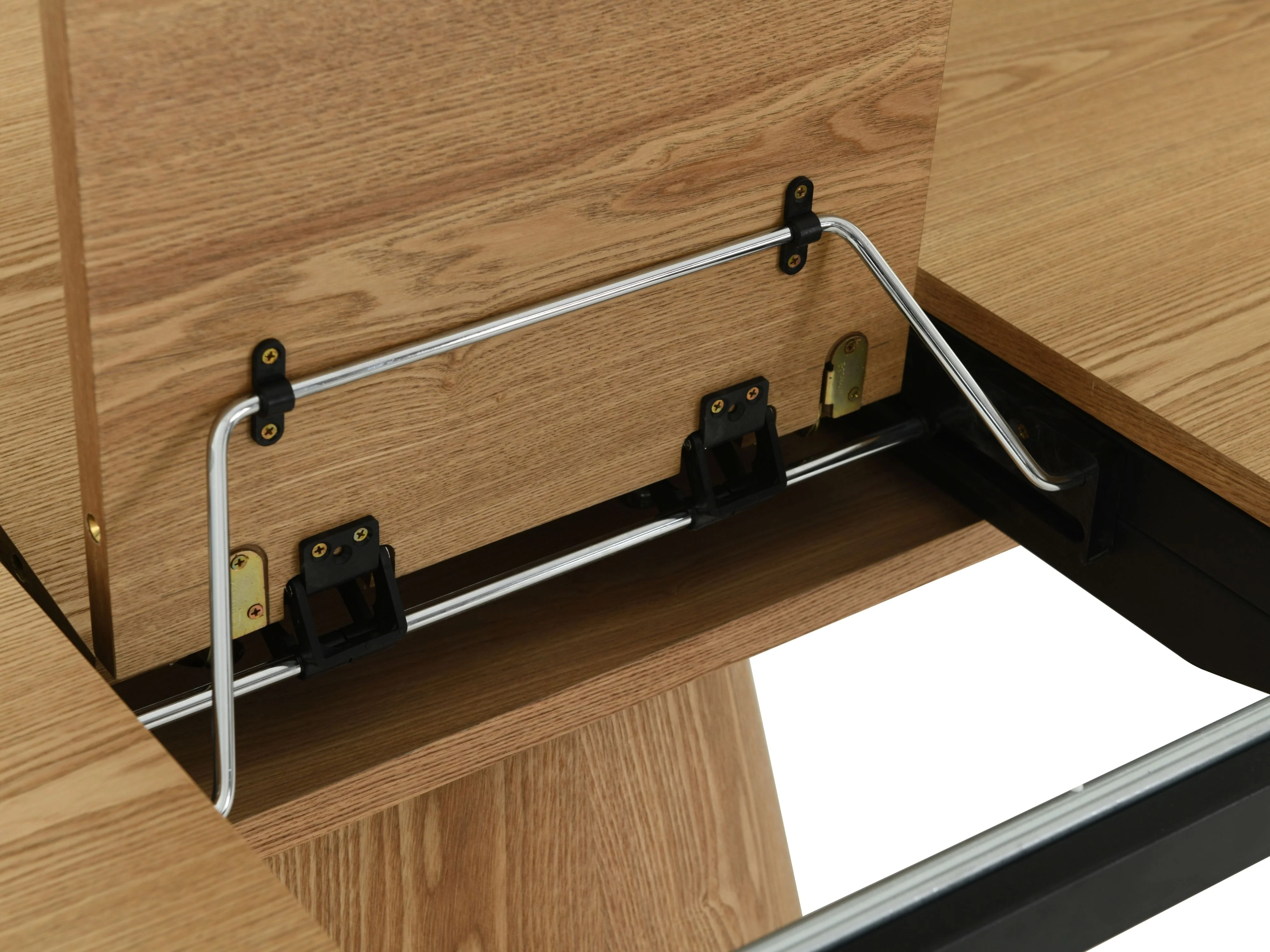 Ronde tafel Maya - Naturel Fineer - Uitschuifbaar 120-160cm - Image 3