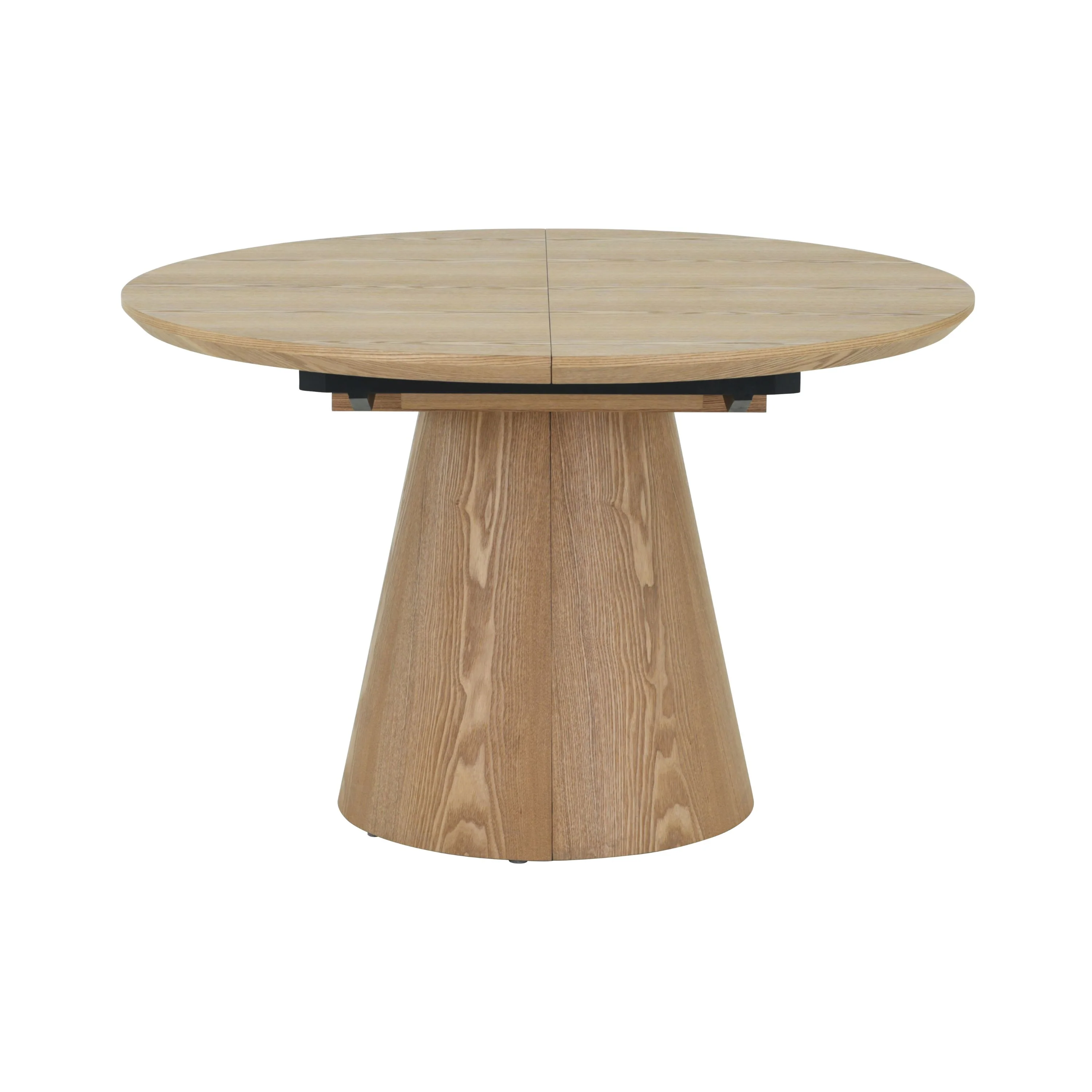 Ronde tafel Maya - Naturel Fineer - Uitschuifbaar 120-160cm - Image 4