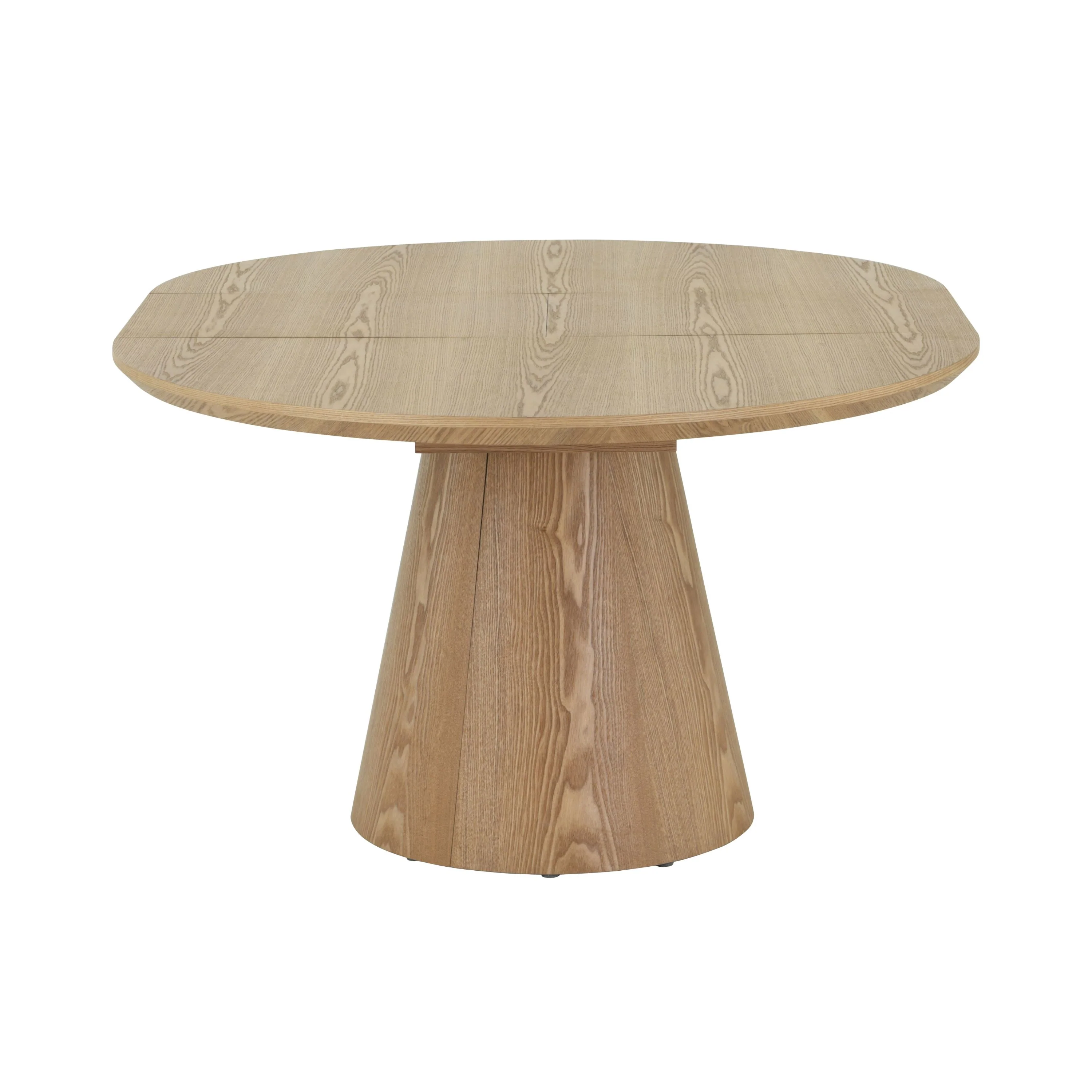 Ronde tafel Maya - Naturel Fineer - Uitschuifbaar 120-160cm - Image 9