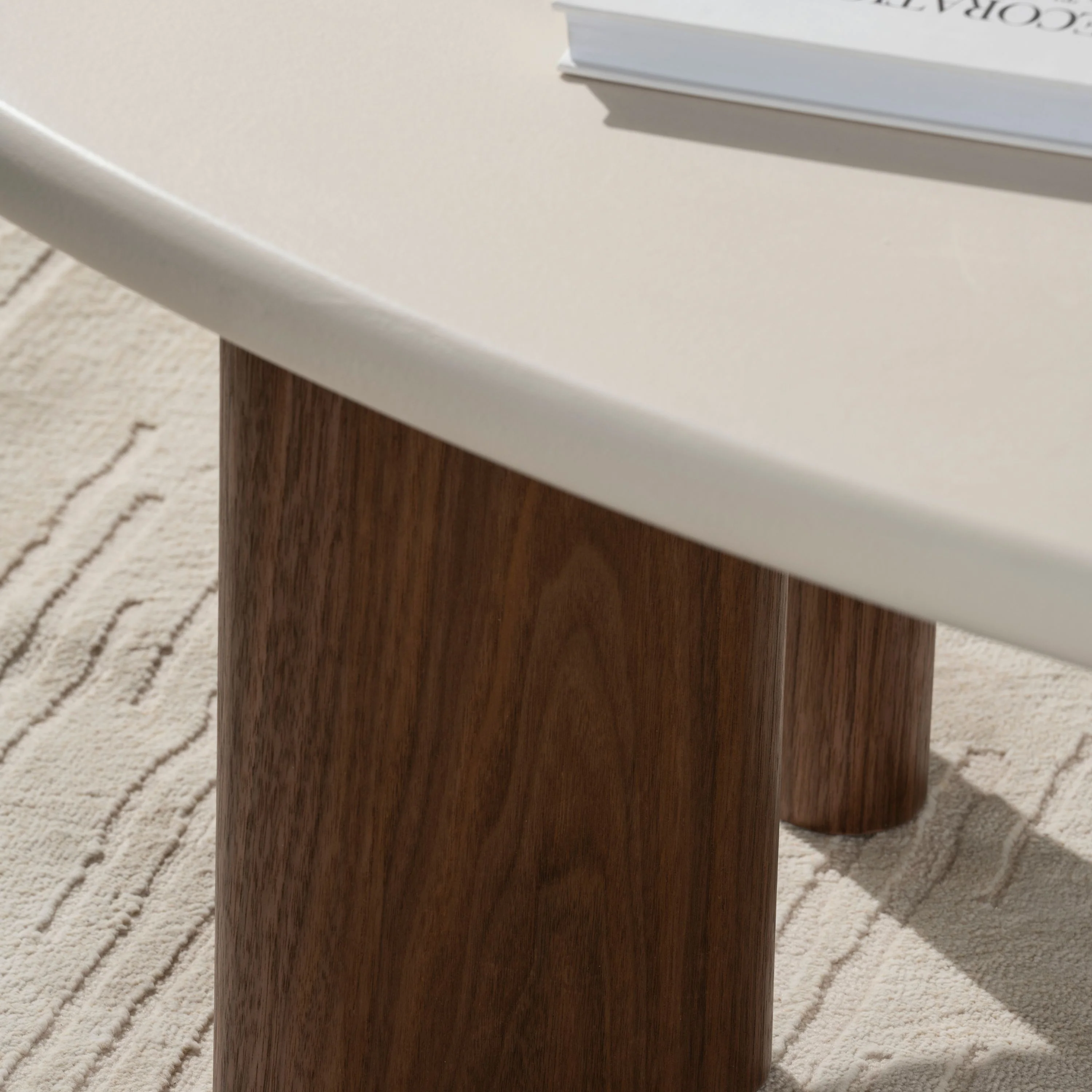 Salontafel Lea - Microcement Walnoot - 130cm - Image 10