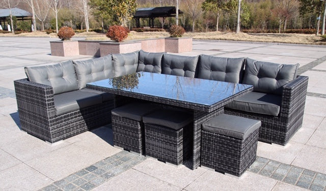 Tuin Eettafelset - Antraciet/Grijs - Image 4