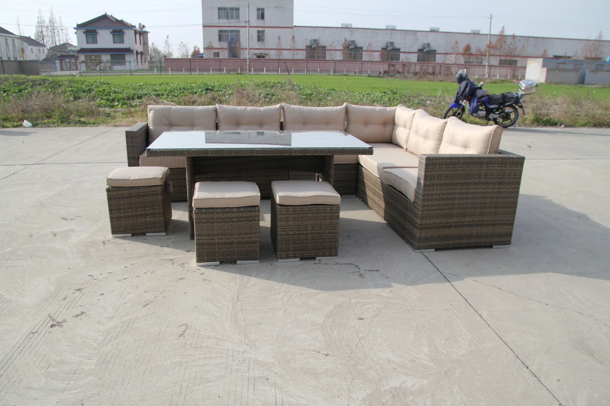 Tuin Eettafelset - Dark nature/Beige - Image 4